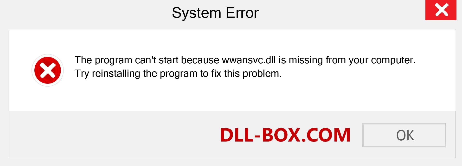  wwansvc.dll file is missing?. Download for Windows 7, 8, 10 - Fix  wwansvc dll Missing Error on Windows, photos, images
